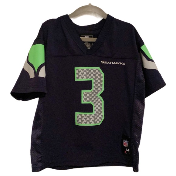 Seattle Seahawks- Russell Wilson Kids NFL Jersey - Picture 2 of 7